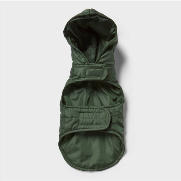 Target Classic Dog Puffer Vest Size Small Wondershop Dark Green Jacket like new - Picture 3 of 10